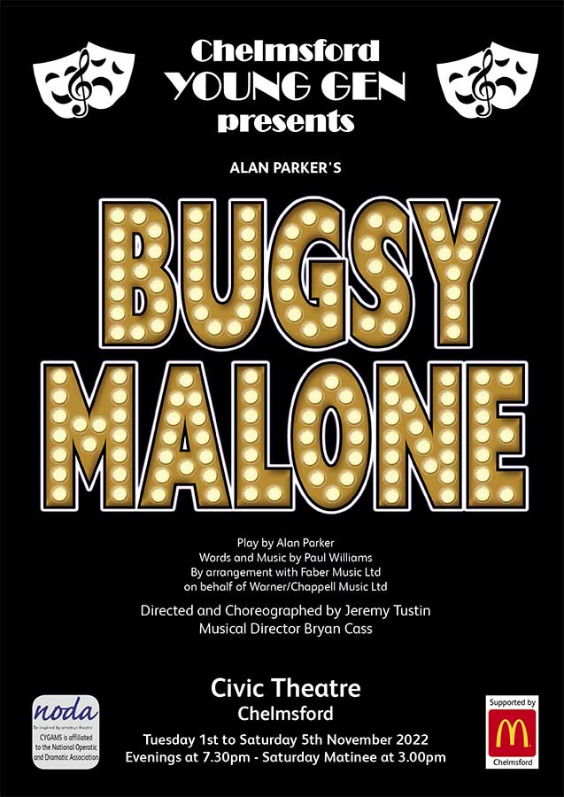 Bugsy Malone Flyer
